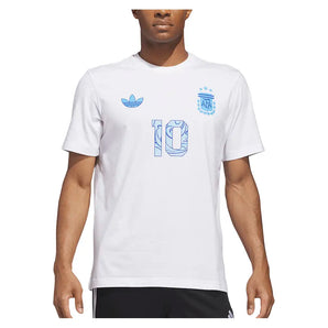 Men's Messi Name & Number Graphic Tee White,Apparel,Adidas,,,Tennis Express,KH3398-F26-3