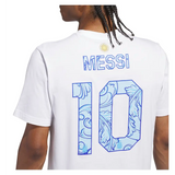 Men's Messi Name & Number Graphic Tee White,Apparel,Adidas,,,Tennis Express,KH3398-F26-7
