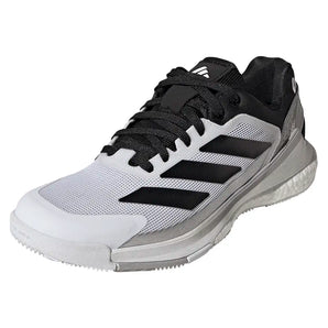 Men's Crazyquick Boost Padel Shoes White and Black,Footwear,Adidas,White/Black,7,Tennis Express,KH5920-y