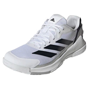 Men's Crazyquick LS Padel Shoes White and Black,Footwear,Adidas,White/Black,7,Tennis Express,KH5924-y