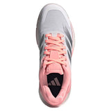 Women's Crazyquick Boost Padel Shoes White and Silver Metallic,Footwear,Adidas,,,Tennis Express,KH5926-F26-3