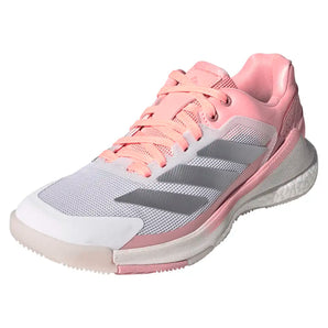 Women's Crazyquick Boost Padel Shoes White and Silver Metallic,Footwear,Adidas,White/Silver Metallic,5,Tennis Express,KH5926-F26-y