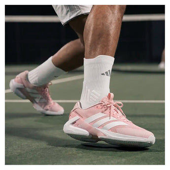 Men's Adizero Ubersonic 5 Tennis Shoes Distilled Pink and White,Footwear,Adidas,,,Tennis Express,KH7542-F26-9_0645c8ce-27fe-475a-b21c-6d345e388e80