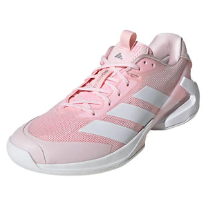 Men's Adizero Ubersonic 5 Tennis Shoes Distilled Pink and White,Footwear,Adidas,,,Tennis Express,KH7542-F26-x