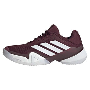 Women's Barricade 14 Tennis Shoes Maroon and White,Footwear,Adidas,,,Tennis Express,KH7543-F26-1