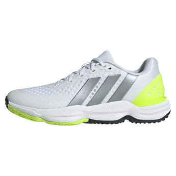 Men's Court Pickleball Shoes White and Tech Grey Metallic,Footwear,Adidas,,,Tennis Express,KI0416-1