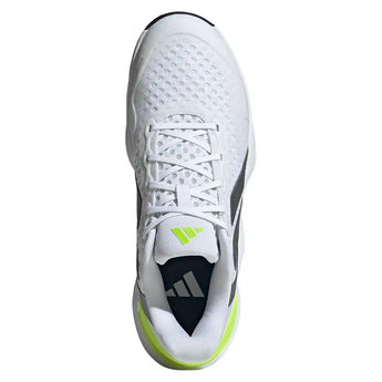 Men's Court Pickleball Shoes White and Tech Grey Metallic,Footwear,Adidas,,,Tennis Express,KI0416-3