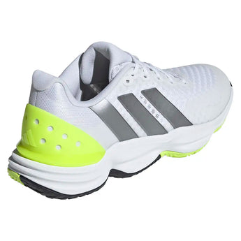 Men's Court Pickleball Shoes White and Tech Grey Metallic,Footwear,Adidas,,,Tennis Express,KI0416-4