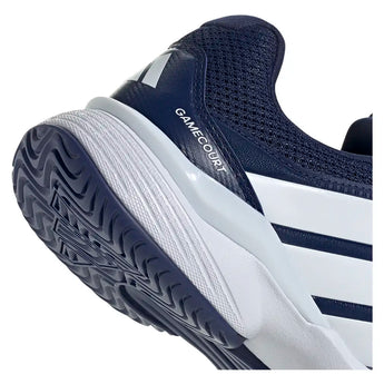 Men's GameCourt 3 Shoes Dark Blue and White,Footwear,Adidas,,,Tennis Express,KI2863-7
