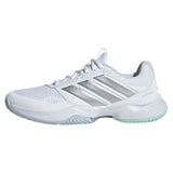 Women's GameCourt 3 Shoes White and Silver Metallic,Footwear,Adidas,,,Tennis Express,KI2864-1