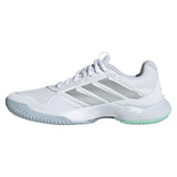 Women's GameCourt 3 Shoes White and Silver Metallic,Footwear,Adidas,,,Tennis Express,KI2864-2