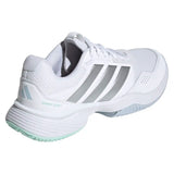Women's GameCourt 3 Shoes White and Silver Metallic,Footwear,Adidas,,,Tennis Express,KI2864-4