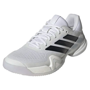 Men's Barricade 14 Tennis Shoes Core White and Black-Footwear-Adidas-KI3438-S26-y-Tennis Express
