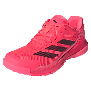 Men's Crazyquick LS Padel Shoes Lucid Orange and Black,Footwear,Adidas,Solar Turbo/Black,7,Tennis Express,KI3587-y