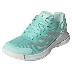 Women's Crazyquick LS Padel Shoes Clear Mist and Silver Metallic,Footwear,Adidas,Clear Mist /Silver Metallic,5,Tennis Express,KI3588-F26-y