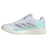 Women's Courtquick Padel Shoes White and Silver Metallic,Footwear,Adidas,,,Tennis Express,KI3592-F26-2