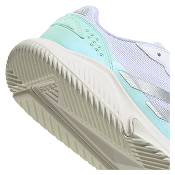 Women's Courtquick Padel Shoes White and Silver Metallic,Footwear,Adidas,,,Tennis Express,KI3592-F26-6