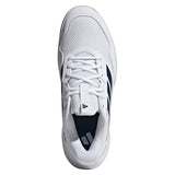 Men's GameCourt 3 Tennis Shoes White and Dark Blue,Footwear,Adidas,,,Tennis Express,KI3594-3