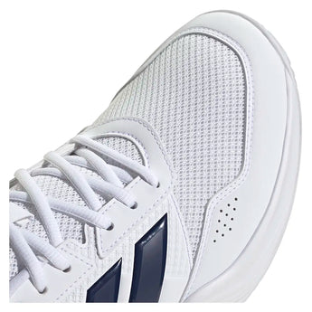 Men's GameCourt 3 Tennis Shoes White and Dark Blue,Footwear,Adidas,,,Tennis Express,KI3594-6