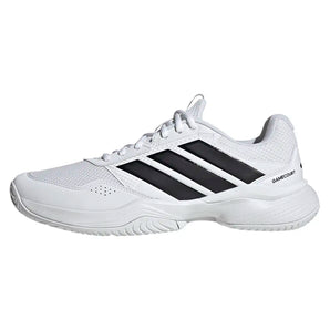 Men's GameCourt 3 Shoes White and Black,Footwear,Adidas,,,Tennis Express,KI3595-1