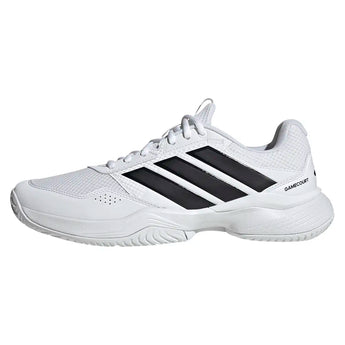 Men's GameCourt 3 Shoes White and Black,Footwear,Adidas,,,Tennis Express,KI3595-1