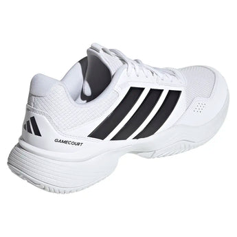 Men's GameCourt 3 Shoes White and Black,Footwear,Adidas,,,Tennis Express,KI3595-4
