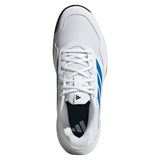 Men's GameCourt 3 Shoes White and Lucid Ray Blue,Footwear,Adidas,,,Tennis Express,KI3596-3