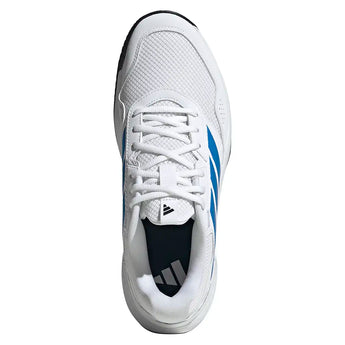 Men's GameCourt 3 Shoes White and Lucid Ray Blue,Footwear,Adidas,,,Tennis Express,KI3596-3
