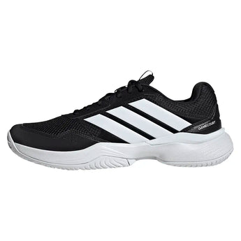 Men's GameCourt 3 Tennis Shoes Black and White,Footwear,Adidas,,,Tennis Express,KI3598-1