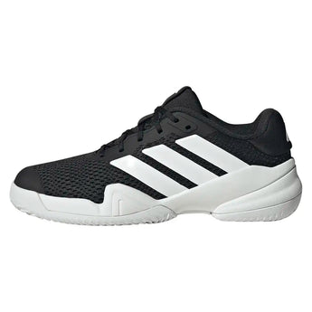 Juniors' Barricade Tennis Shoes Black and White,Footwear,Adidas,,,Tennis Express,KI3608-1