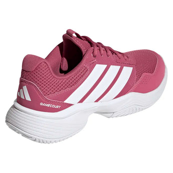 Women's GameCourt 3 Tennis Shoes Dual Magenta and White,Footwear,Adidas,,,Tennis Express,KI3610-4