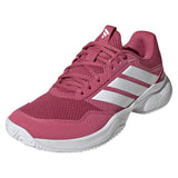 Women's GameCourt 3 Tennis Shoes Dual Magenta and White,Footwear,Adidas,Dual Magenta/White,5,Tennis Express,KI3610-y