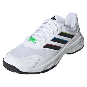 Men's CourtJam Control 3 Shoes White and Black,Footwear,Adidas,White/Black,6.5,Tennis Express,KI3613-y