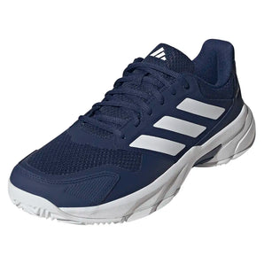Men's CourtJam Control 3 Shoes Dark Blue and White,Footwear,Adidas,Dark Blue/White,6.5,Tennis Express,KI3614-y