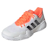 Men's Solematch Control 2 Tennis Shoes Core White and Lucid Orange,Footwear,Adidas,6.5,Core White/Black,Tennis Express,KI3736-S26-y