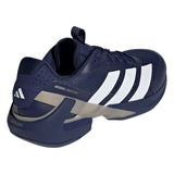 Men's adizero Ubersonic 5 Tennis Shoes Dark Blue and Footwear White,Footwear,Adidas,,,Tennis Express,KI8418-S26-5