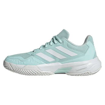 Women's CourtJam Control 3 Tennis Shoes Halo Mint and White,Footwear,Adidas,,,Tennis Express,KJ1904-2