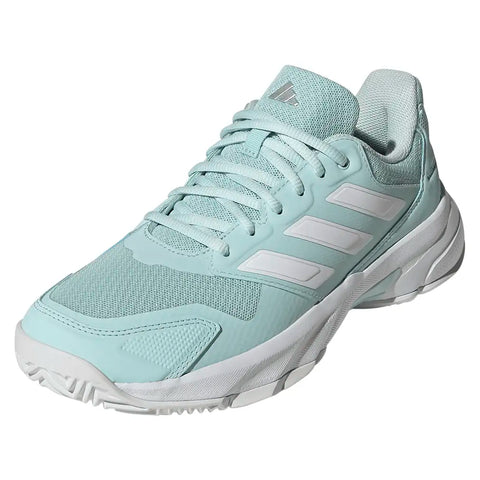 ミント3 Women's CourtJam Control 3 Tennis Shoes Halo Mint and White