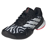 Women's Barricade 14 Tennis Shoes Black and White,Footwear,Adidas,Black/White,5,Tennis Express,KJ2942-F26-y