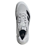 Men's Adizero Ubersonic 5 Tennis Shoes Dash Grey and Aurora Ink,Footwear,Adidas,,,Tennis Express,KJ3067-3