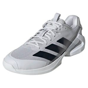 Men's Adizero Ubersonic 5 Tennis Shoes Dash Grey and Aurora Ink,Footwear,Adidas,Dash Grey/Aurora Ink,6.5,Tennis Express,KJ3067-y