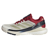 Women's Crazyquick Boost Padel Shoes Core White and Ice Gold Metallic,Footwear,Adidas,,,Tennis Express,KJ3654-S26-1
