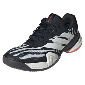 Men's Barricade 14 Tennis Shoes Black and White,Footwear,Adidas,Black/White,6.5,Tennis Express,KK3826-F26-y