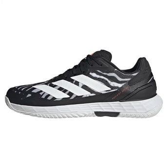 Men's Defiant Speed 2 Tennis Shoes Black and White,Footwear,Adidas,,,Tennis Express,KK3835-1