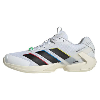 Men's Adizero Ubersonic 5 Tennis Shoes White and Black,Footwear,Adidas,,,Tennis Express,KK3844-1