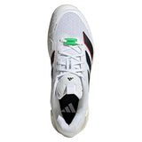 Men's Adizero Ubersonic 5 Tennis Shoes White and Black,Footwear,Adidas,,,Tennis Express,KK3844-3