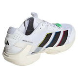 Men's Adizero Ubersonic 5 Tennis Shoes White and Black,Footwear,Adidas,,,Tennis Express,KK3844-4