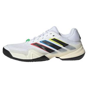 Men's Barricade 14 Tennis Shoes White and Black,Footwear,Adidas,,,Tennis Express,KK3845-1