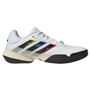 Men's Barricade 14 Tennis Shoes White and Black,Footwear,Adidas,,,Tennis Express,KK3845-2