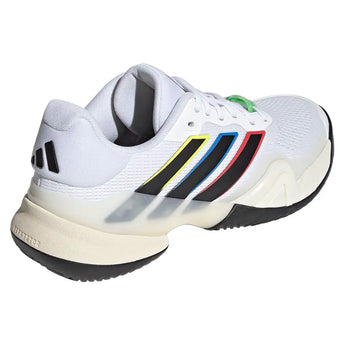 Men's Barricade 14 Tennis Shoes White and Black,Footwear,Adidas,,,Tennis Express,KK3845-4